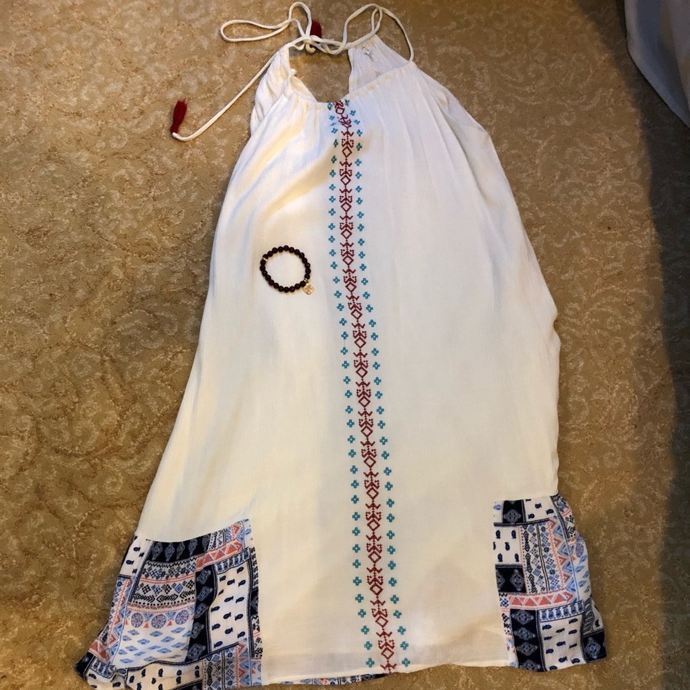 Pink Blush Patch Maternity Dress